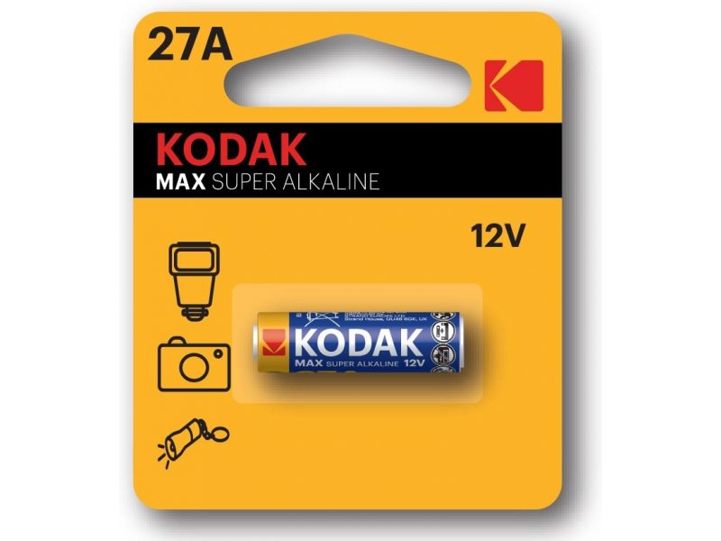 BATERIJA KODAK MAX ALKALINE 27A-MN27 ; BL.1 kom
